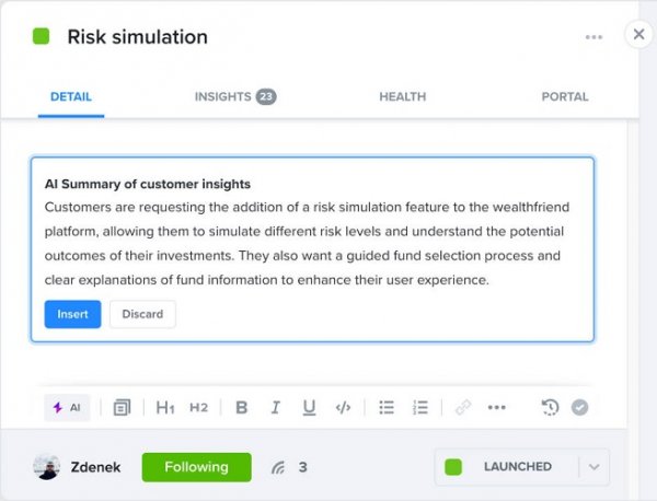Product boards for product management